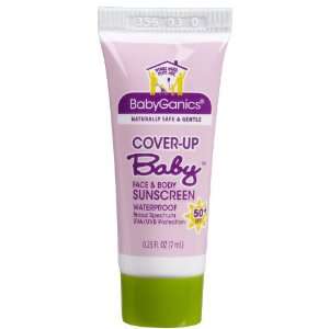 Babyganics Cover Up Baby Sunscreen Moisturizing Lotion Tubes   SPF 50 