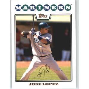  2008 Topps #303 Jose Lopez   Seattle Mariners (Baseball 