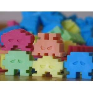  Soap Invaders Retro Soap Set of 24 Pieces 