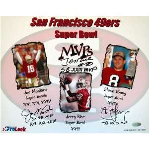   Signed by Jerry Rice, Joe Montana and Steve Young