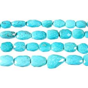  Faceted Turquoise Tumbles   