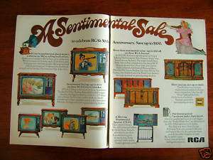 1969 RCA TV Television Ad 50th Anniversary Sale  