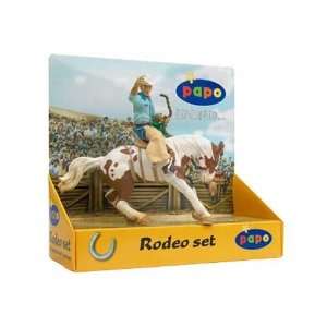  Papo Toys Rodeo Piebaid Horse Gift Box 50093: Toys & Games