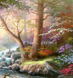Thomas Kinkade Paintings It Doesnt Get Much Better Oil  
