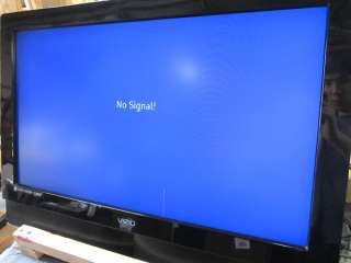 VIZIO 32 LCD TV VW32L 720P LCD HDTV ENERGY STAR LINE ON SCREEN KF67 