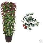 4ft Silk Ficus Wall Tree Topiary Artificial Fig Plant  