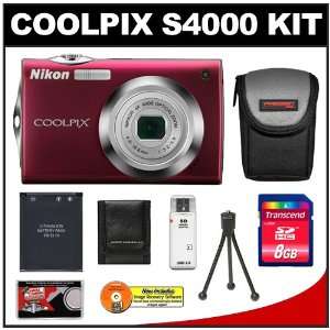  Nikon Coolpix S4000 12 MP Digital Camera with 4x Optical 