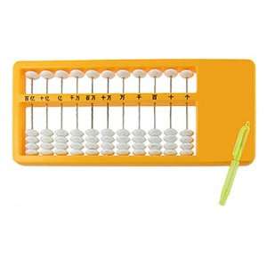   Orange 11 Digits Educational Japanese Soroban Abacus Toys & Games
