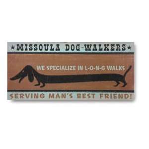  Personalized Dog Walker Sign