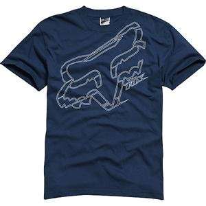    Fox Racing Stroke T Shirt   Medium/Sulphur Blue Automotive