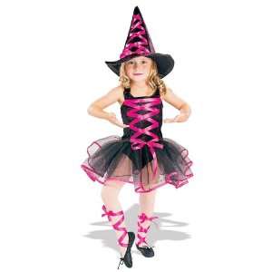  Pink Ballerina Witch Kids Costume: Toys & Games