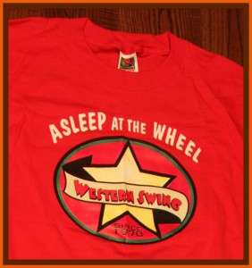 Asleep At The Wheel Western Swing Tour T Shirt L  