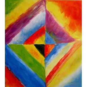Kandinsky Art Reproductions and Oil Paintings: Colour Studies Oil 