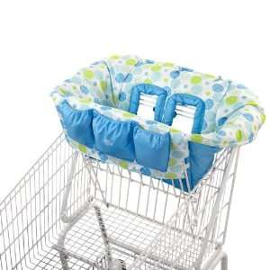    Bright Starts Comfory & Harmony Cozy Cart Cover, Blue/Green: Baby