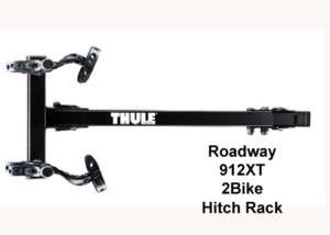 Thule 912XT Roadway 2 Bicycle Rack 1.25 or 2 Hitch 091021010444 