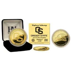   Highland Mint Oregon State Beavers 24KT Gold Coin: Sports & Outdoors