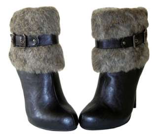 the boots run true to size trendy city look faux fur flap buckle strap 