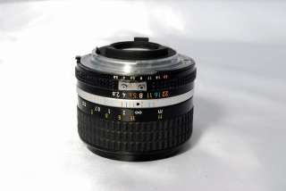 Nikon 35mm f2.8 AI S AIS lens Nikkor manual focus excellent prime 