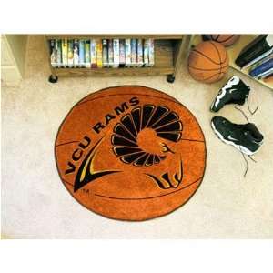  Virginia Commonwealth Rams NCAA Basketball Round Floor 