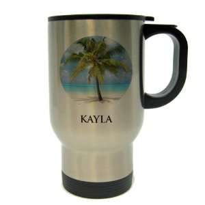  Palm Tree Personalized Travel Mug