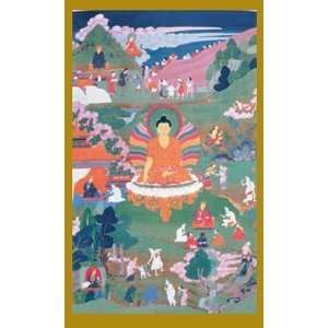   (Acid Free Paper) Depicting Shakyamuni Buddha in Earth Touching Pose
