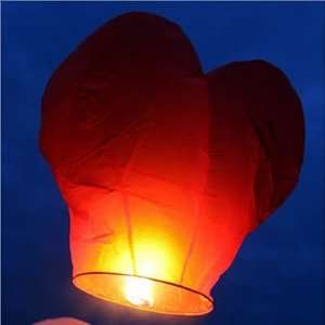   RED HEART FLYING LANTERN TRADITIONAL CHINESE LANTERN: Everything Else