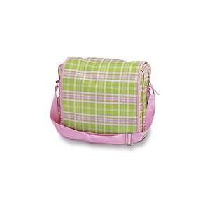  Pink Plaid Messenger Bag