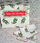 HOME FOR CHRISTMAS HOLLY TREE SHAPED CANDY DISH JAPAN