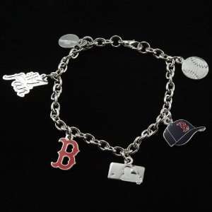  Boston Red Sox Multi Charm Bracelet: Sports & Outdoors