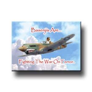  Basenji War On Terror Fridge Magnet 