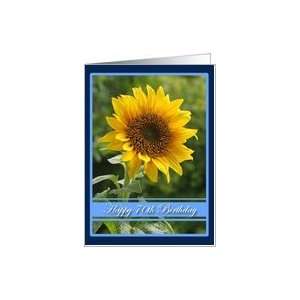  Happy Birthday Sunflower 70 Years Old Card: Toys & Games