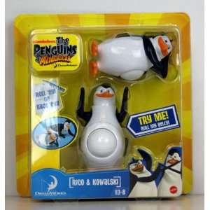   Penguins of Madagascar Rolling Figures Rico & Kowalski: Toys & Games