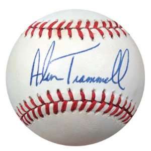  Autographed Alan Trammell Baseball   AL PSA DNA #L10834 