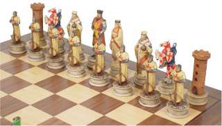 Crusades III Theme Chess Set & Board  