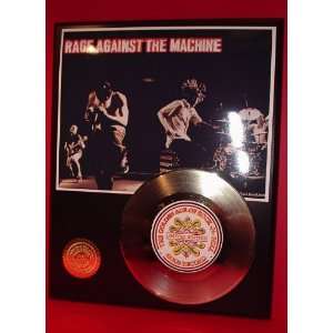 Rage Against the Machine 24kt Gold Record LTD Edition Display ***FREE 