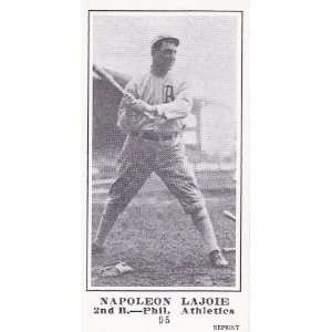 Napoleon Lajoie 1916 Sporting News Reprint Card Sports 