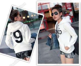 Korea Women Casual Cute Hoodie Sweatshirt Tracksuits Tops Outerwear 2 