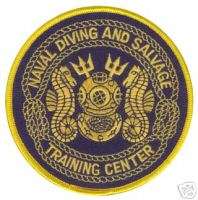 NAVY NAVAL DIVING AND SALVAGE TRAINING CENTER PATCH  
