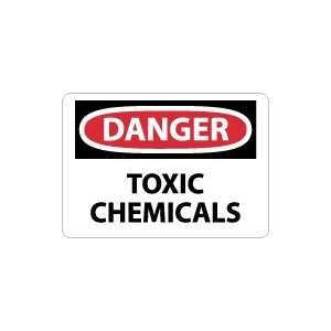    OSHA DANGER Toxic Chemicals Safety Sign: Home Improvement