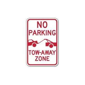  No Parking Tow Away Zone Signs: Home Improvement
