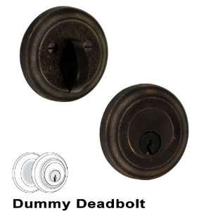  El tovar dummy deadbolt in dark relic bronze