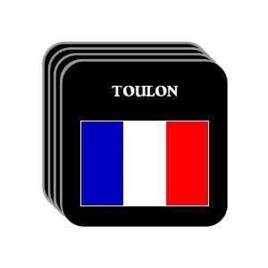  France   TOULON Set of 4 Mini Mousepad Coasters 