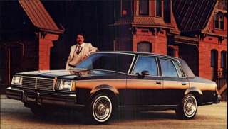 1981 Century Limited Sedan Buick Car Postcard  