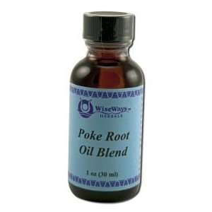  WiseWays Herbals Medicinal Oils Poke Root Blend 1 oz 