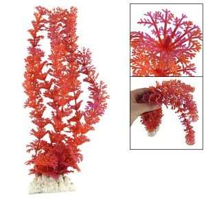  Como 10.8 Long Plastic Grass Plant Decor Red Purple for 