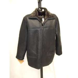  TOSKANA MENS SHEARLING COAT SIZE S FREE S&H Everything 