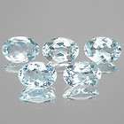 20cts,5pcs~AM​AZING OVAL SEA BLUE NATURAL AQUAMARINE L