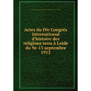   congress for the history of religions (4th  1912 ; Leyden) Books