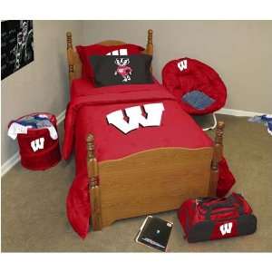    Wisconsin Badgers NCAA Bed in a Bag   Full/Queen