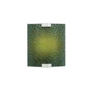   Omni LED Outdoor Wall Light with Green Bubble Glass: Home Improvement